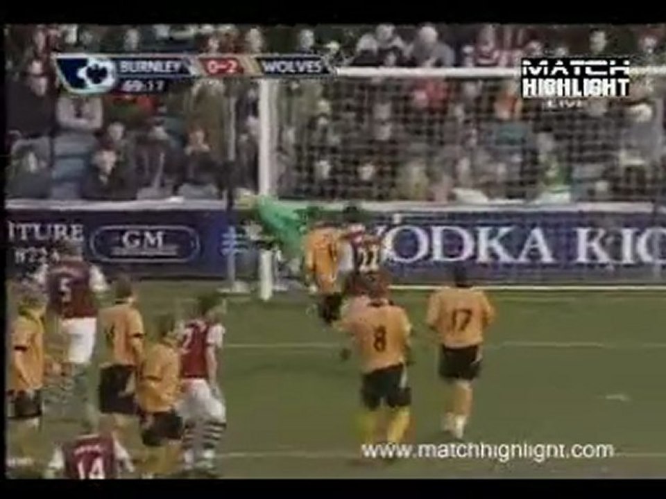Burnley 1 - 2 Wolverhampton Wanderers