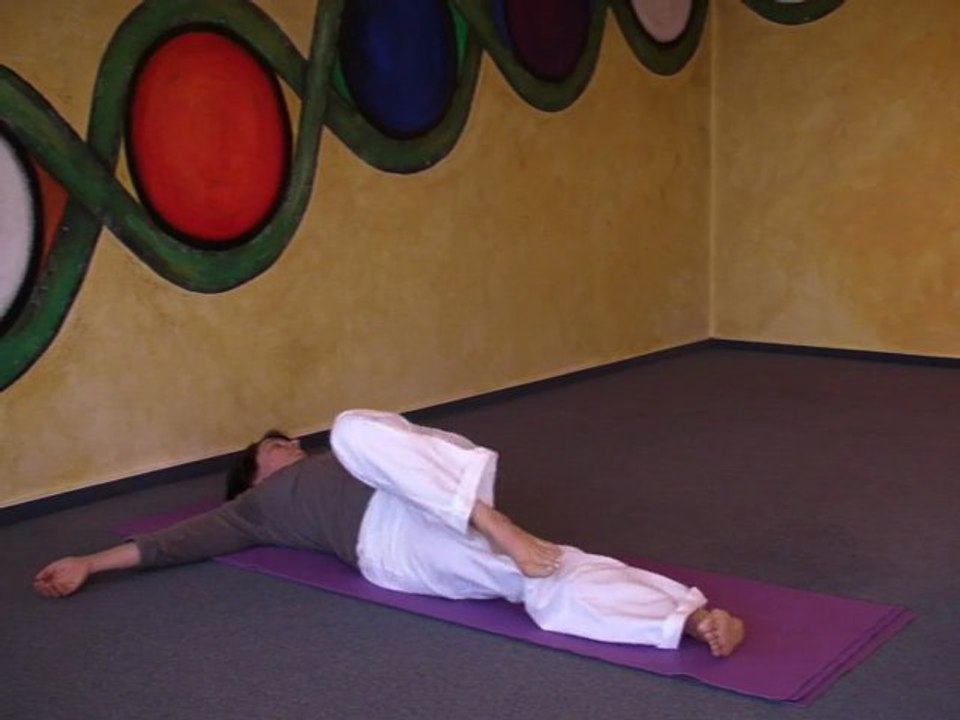 Twisting Crocodile Yoga Practice