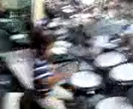 Triston The Coolest One - Drumming Away At Guitar Center