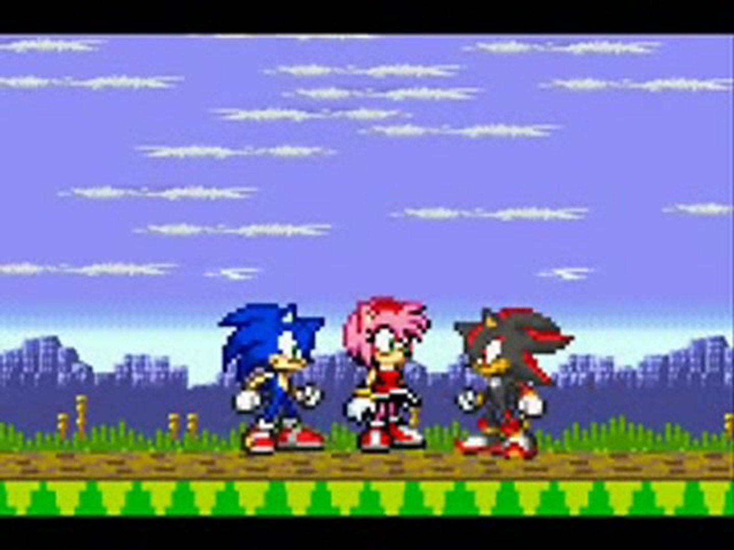 Sonic 2 XL - Sonic, Shadow and Amy Sprites by LowShengSusanHong