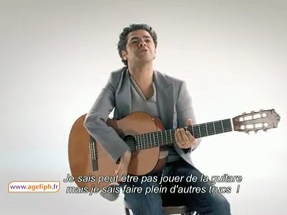agefiph Jamel Debbouze chante Cabrel