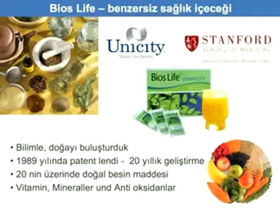 Unicity Turkiye (TR) bios life Bioslife Turkey Turquie