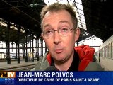 Trafic très perturbé à la gare Saint-Lazare