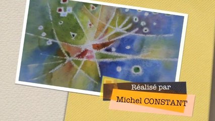 Michel Constant peint une aquarelle
