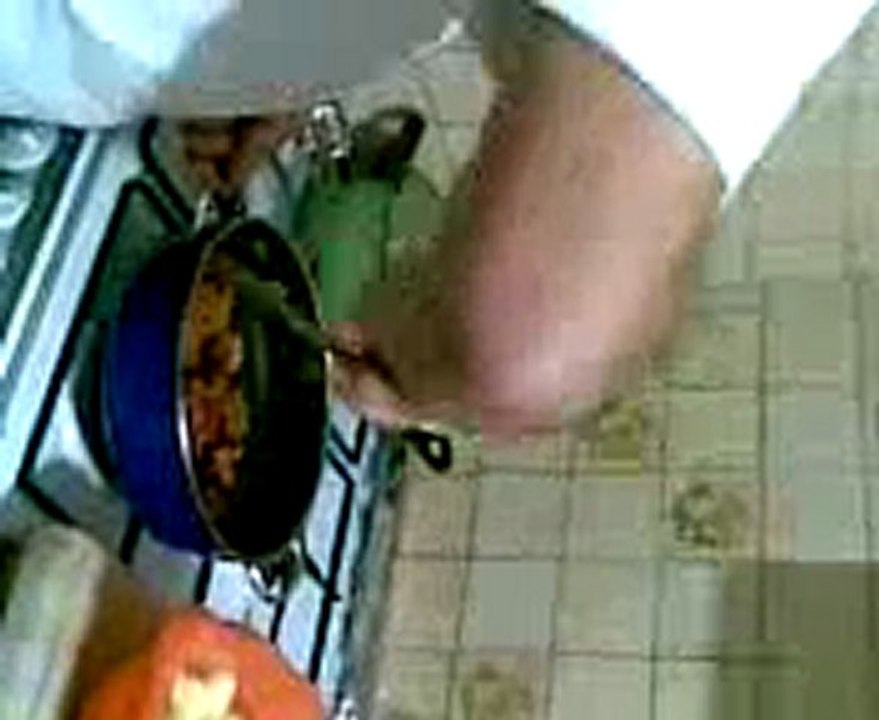 babam mutfakta