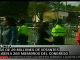 Inició sin contratiempos la jornada electoral en Colombia