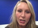 Marion Le Pen, heureuse, de la renaissance du FN