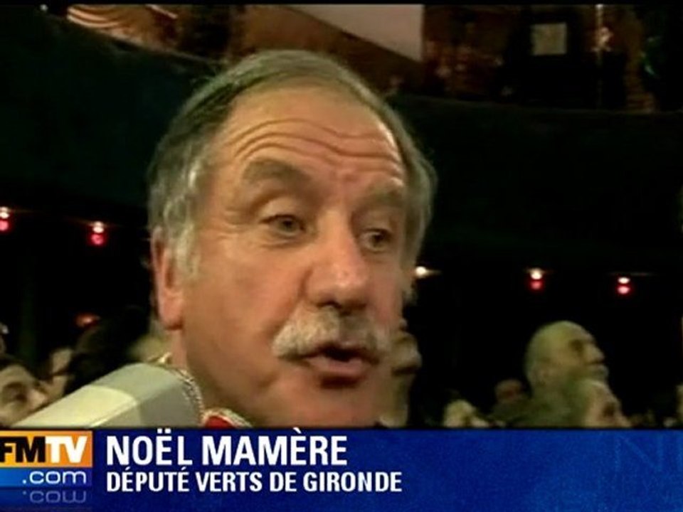 Noël Mamère se félicite du score d'Europe Ecologie