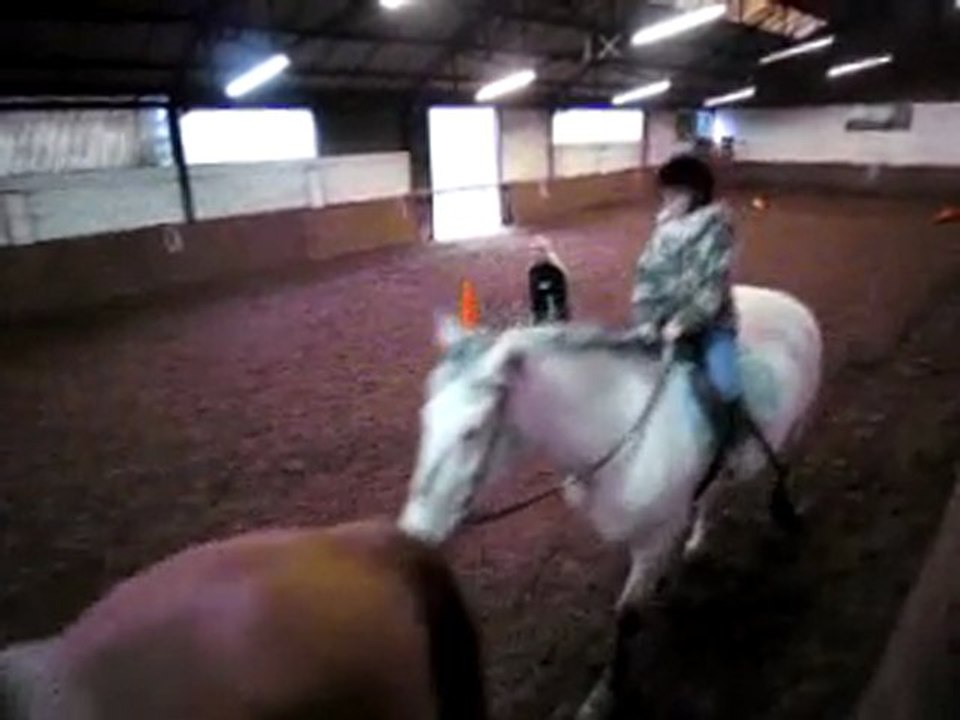 2ème leçon de l'année pour Alex au manège El Cortijo