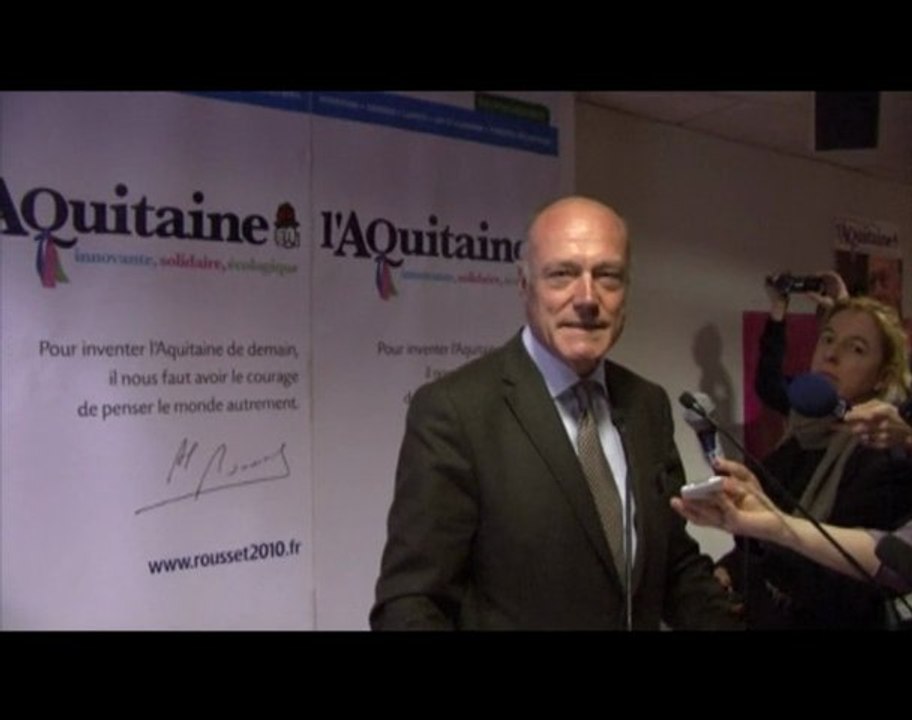 Déclaration d'Alain Rousset le 14 mars 2010