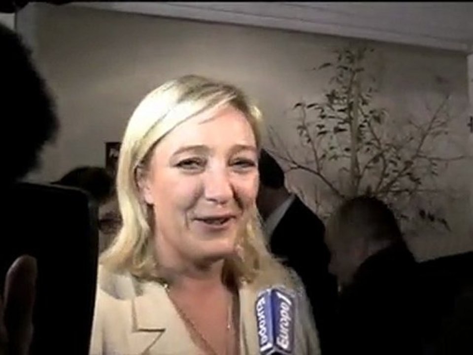 Marine le Pen à propos des instituts de sondages