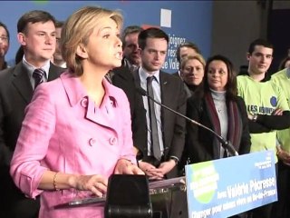 Résultat 1er tour : Discours de Valérie Pécresse