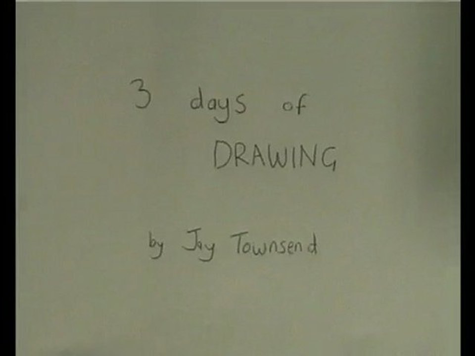 3 Days of Drawing