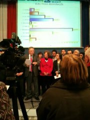 Proclamation des résultats des régionales à Lille