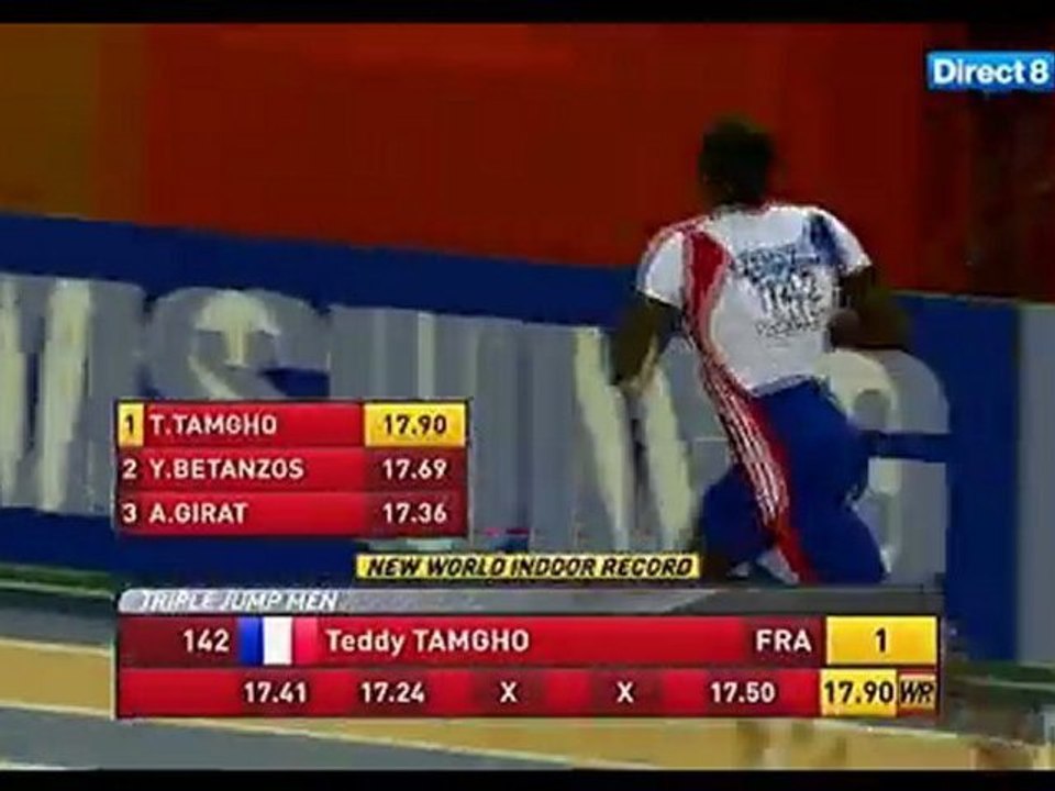 Teddy Tamgho, OR et WR du triple saut