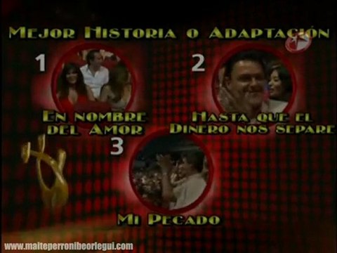 Mi Pecado, mejor historia o adaptación (Premios TvyNovelas)