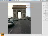 Photoshop cs5 cs4  tutoriel - tutorial  -redresser une image