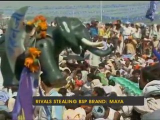 Mayawati gets a Rs 5 crore garland