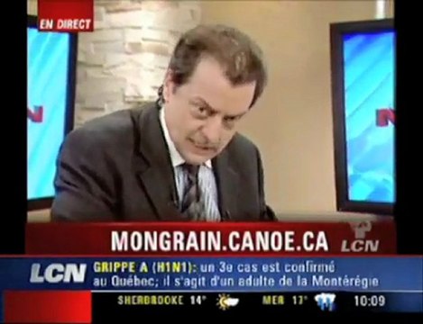 Jean-Luc Mongrain et les ecureuils