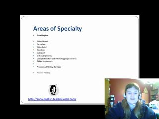 Anna English Teacher Introduction