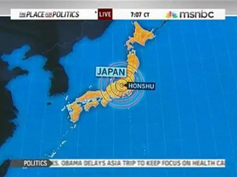 Trzęsienie ziemi w Japonii