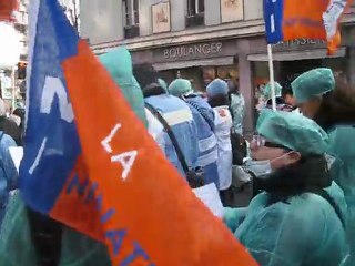 Manifestation infirmier(e)s 11/03/10 Paris CNI