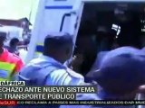 Rechazan en Sudáfrica nuevo sistema de transporte público