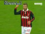 David Beckham tears Achilles' tendon AC Milan vs Chievo ...