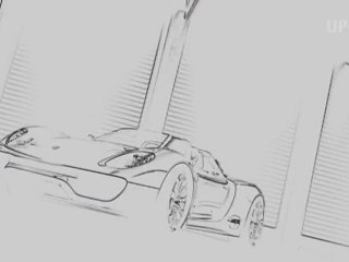 UP-TV Porsche präsentiert seinen Super - Spyder 918 (DE)