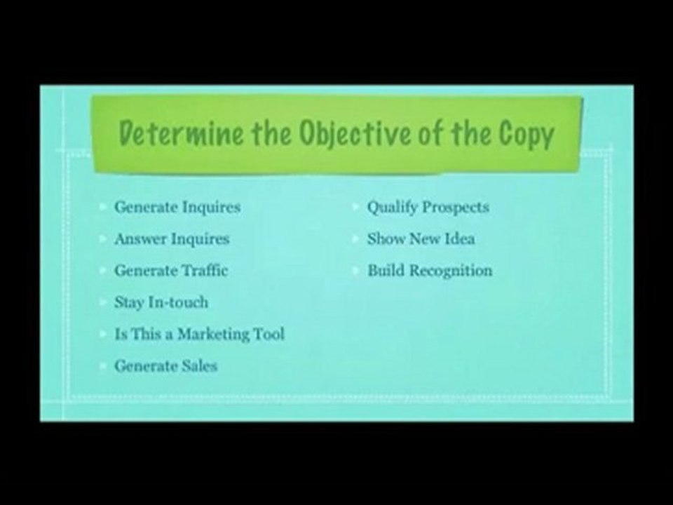 Marketing Examples Writing Copy