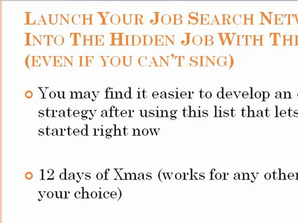 Launch Your Job Search Networking Into The Hidden