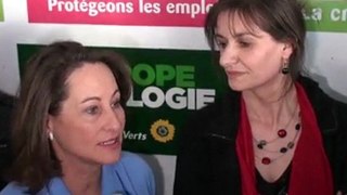 Ségolène Royal et Françoise Coutant 16/03/2010
