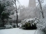 Tormenta de nieve en Barcelona