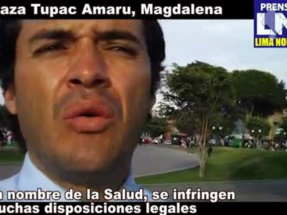 HOSPITAL DE LA SOLIDARIDAD INVADE PLAZA CENTRAL DE MAGDALENA