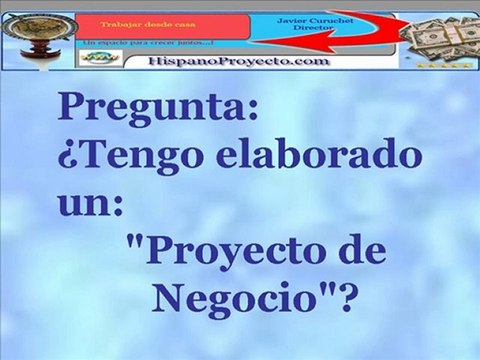 Trabajar desde casa Proyecto de Negocio ...