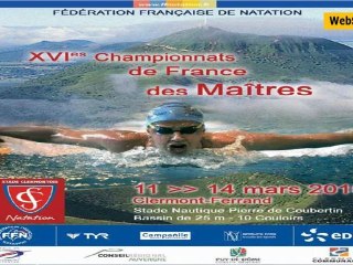 Chpt de France Masters de natation à Clermont-Fd