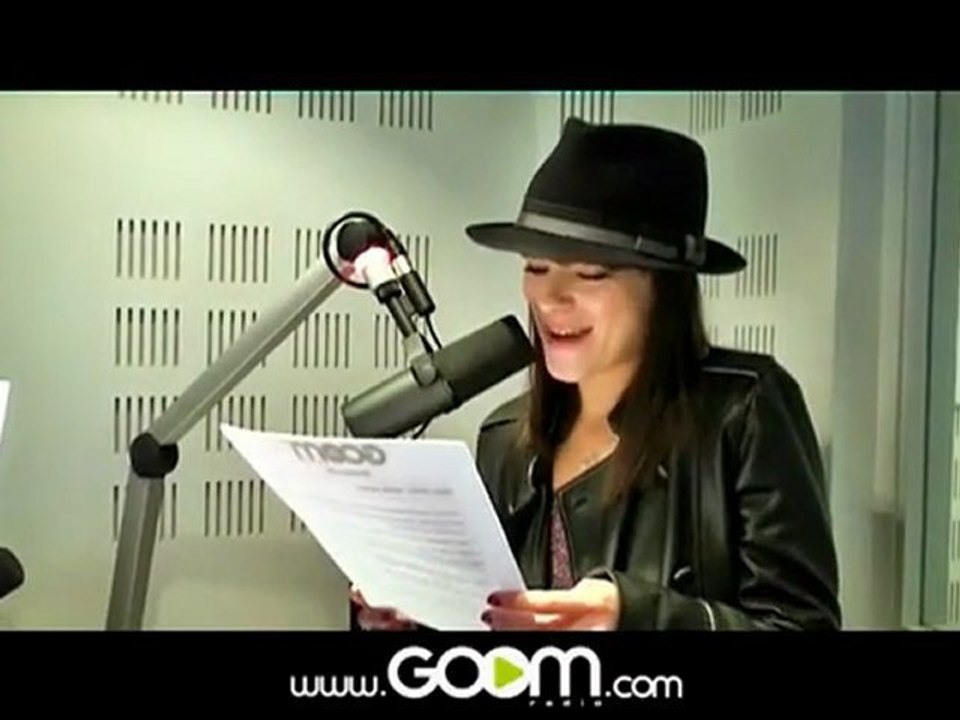 Alizée crée sa radio sur "GOOM RADIO"