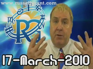 RussellGrant.com Video Horoscope Virgo March Wednesday 17th