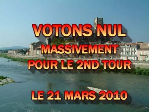 Appel au vote nul à Pont Saint Esprit - Acte II