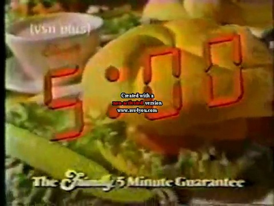 1987 Friendly's Commercial