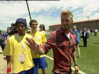 David Beckham 'feeling fine and happy'