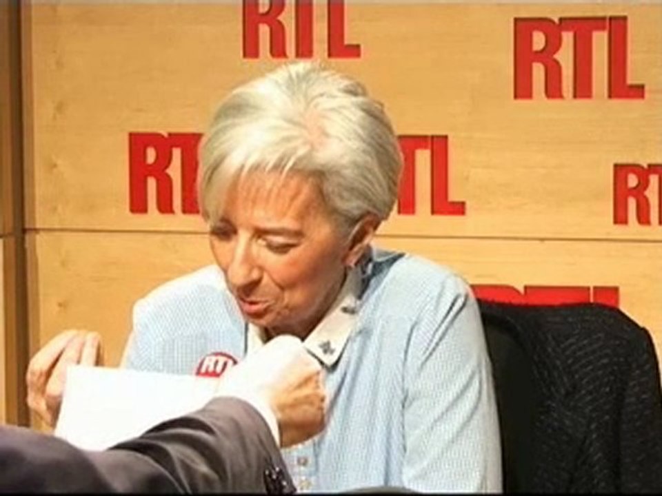 Christine Lagarde sur RTL : "Mes enfants n'ont pas voté"