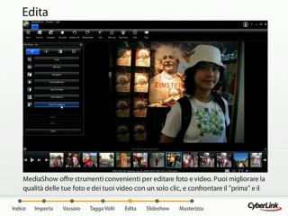 CyberLink MediaShow 5 - Tour Guidato - Edita