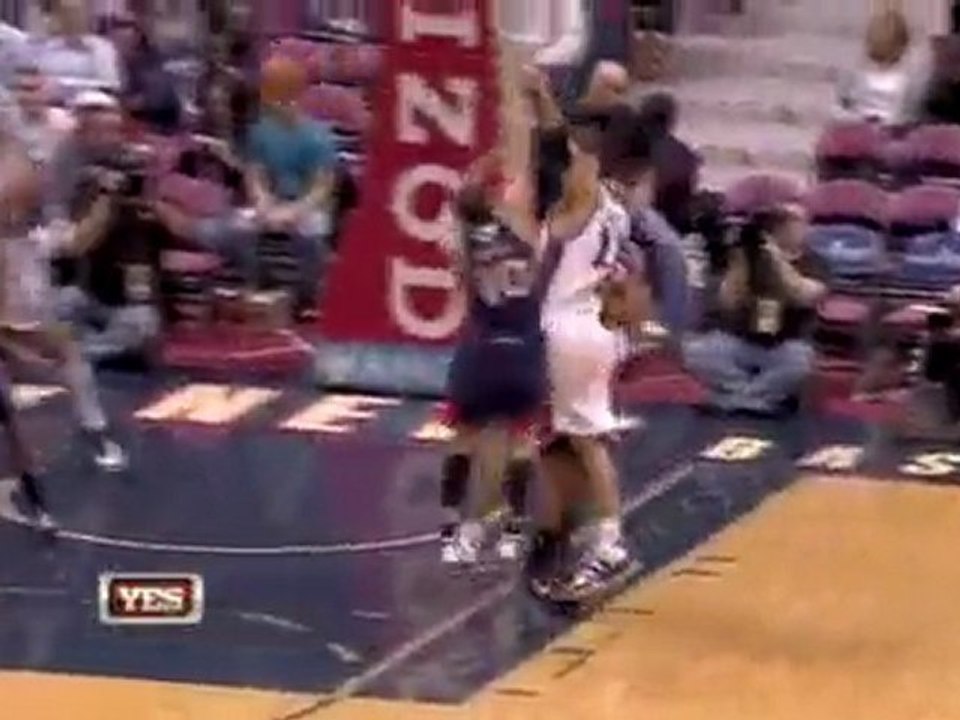 Josh Smith gets in the passing lane, intercepts the ball and