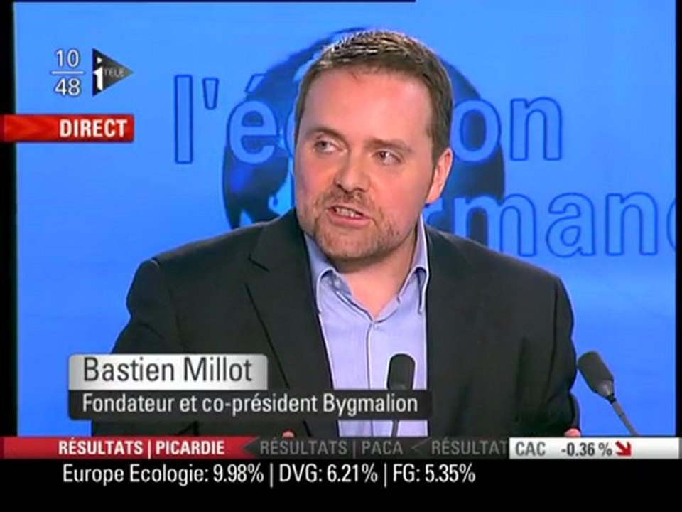 Bastien Millot (Bygmalion) - iTele - régionales - 15-03-10