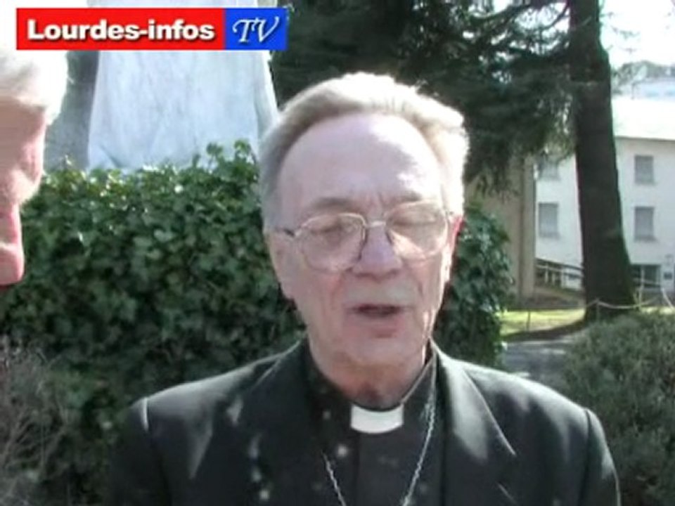 Mgr Jacques Perrier (Lourdes le 17/03/10)