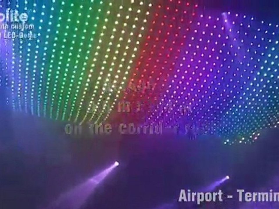 EUROLITE LSD-Showcase: AIRPORT Würzburg Terminal 1