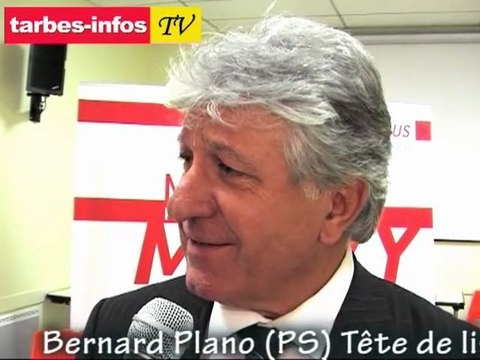 Bernard Plano présente la liste Malvy du 2e tour