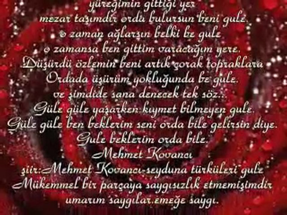 Gule -Emrah Altınok-şiir ve vokal Mehmet Kovancı