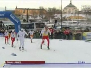 PŚ w sprincie: Justyna Kowalczyk druga w Sztokholmie